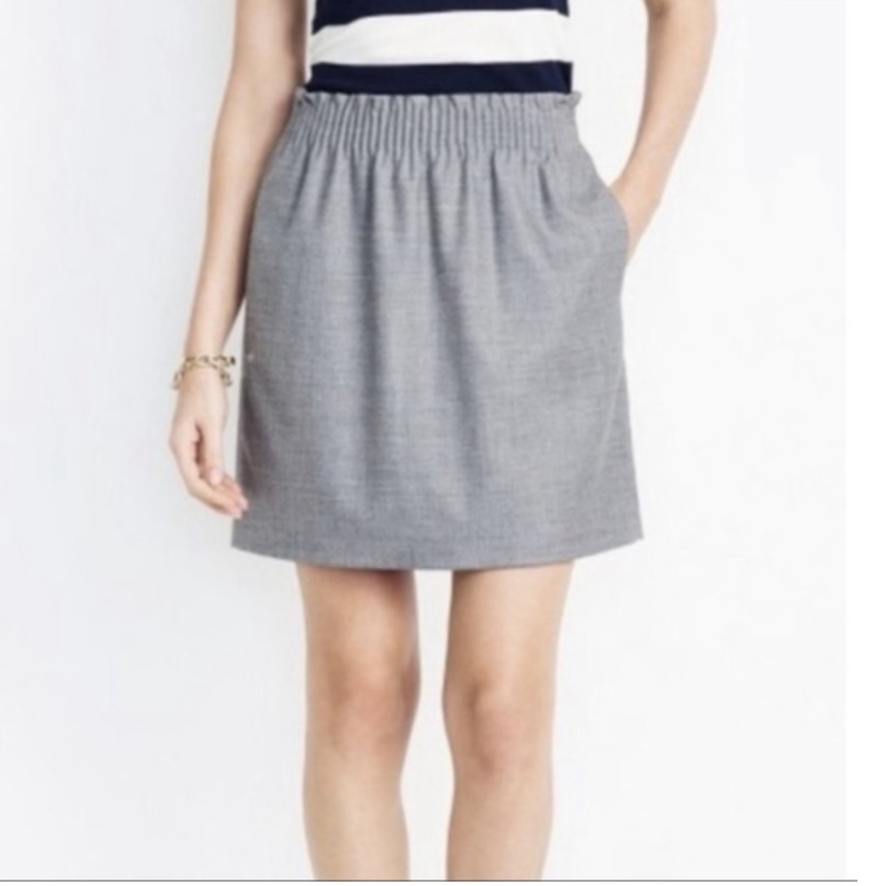 NWT J.Crew high waisted mini pencil skirt with pockets!